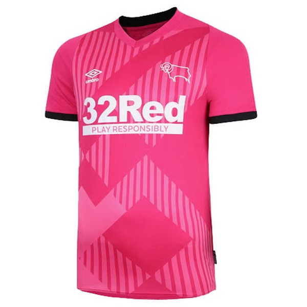 Trikot Derby County Ausweich 2020-21 Pink Fussballtrikots Günstig